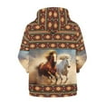 thumbnail image 2 of chaqlin Aztec Horse Hoodies for Girls Boys Trendy Y2K Zip Up Hoodie Kids Long Sleeve Sweatshirts Lightweight Loose Hooded Jackets with Pocket, 2 of 7