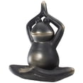 thumbnail image 5 of Northlight 12" Yoga Frog In Prayer Position Outdoor Garden Statue, 5 of 6