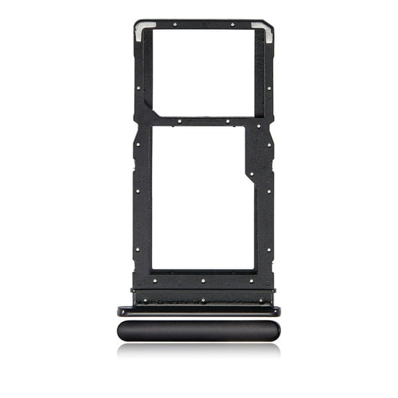 Replacement Single Sim Card Tray Compatible For Motorola Moto G Power (XT2041 / 2020) (Smoke Black)