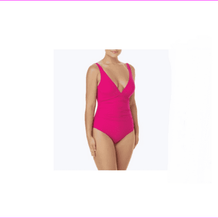 Contours by Coco Reef Solitaire V-Neck Bra Sized Underwire One Piece Swimsuit -
