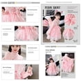 thumbnail image 5 of Anime Sanrioed Kuromi Melody Y2K Kid Girl Lolita Long Sleeved Dress Kawaii Cartoon High-Quality Outfit Cosplay Princess Costume, 5 of 5
