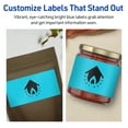 thumbnail image 4 of Avery Printable Rectangle Labels, Bright Blue, 4" x 5", 20ct, 4 of 11