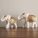 thumbnail image 5 of Colección de obras de arte de estatuillas y estatuas de elefantes creativos, esculturas decorativas de animales Pareja, 5 of 9