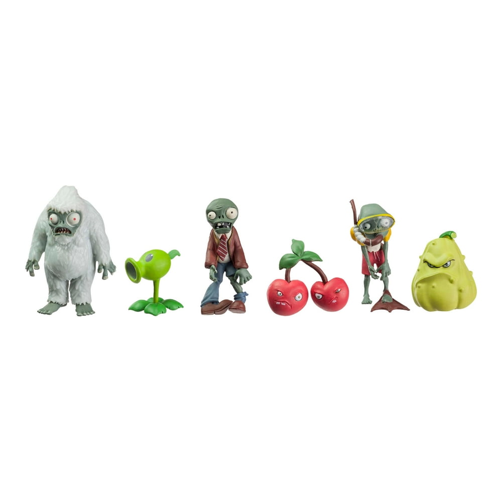 Jazwares Plants vs. Zombies 6Pack Figure Set 2 in assorted