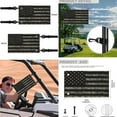 thumbnail image 5 of Jeiento American Flag Golf Cart Accessories 4 Piece Golf Cart Seat Cover Golf Cart Steering Wheel Cover Golf Cart Flags Golf Cart Seat Protector Steering Wheel Wrap Cover Golf Cart Banner Flag, 5 of 5
