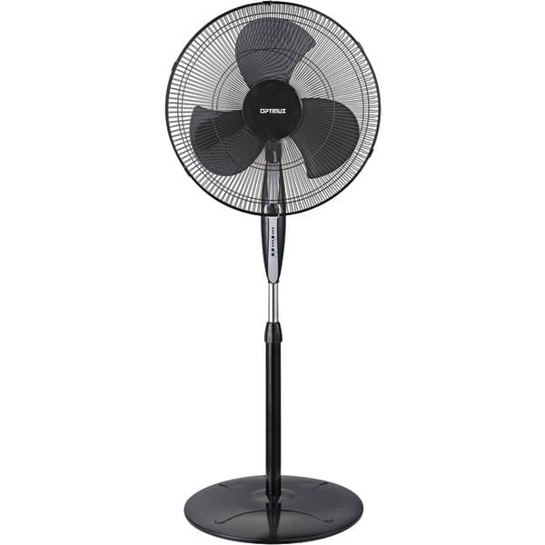 Optimus F1860 White 18In Oscillating Stand Fan With 3 Speed 