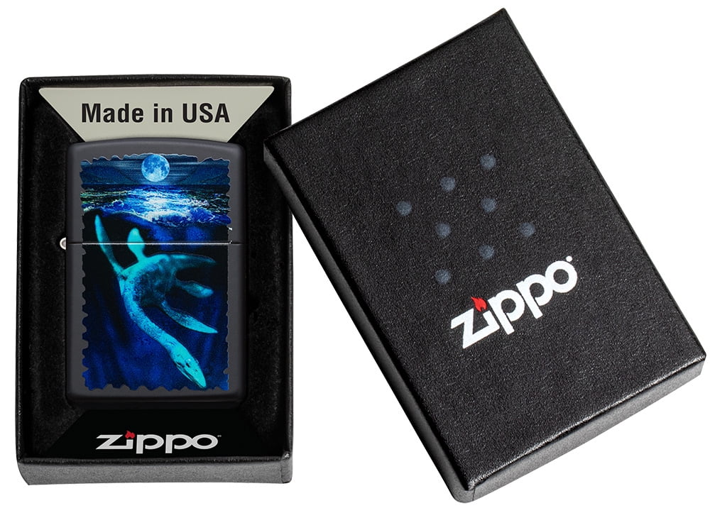 Zippo Black Light Loch Ness Design Pocket Lighter