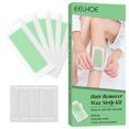 thumbnail image 1 of Kit de depilación de doble cara de papel de cera fría de 20 piezas conveniente para la cara del cuerpo de la pierna útil, 1 of 5