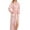 504_Pink, variant on Long Sleeve Cotton Robes for Women Fuzzy Women's Nightgowns & Sleepshirts Oversize Length Women's Sleepwear House Womens Robe Grey