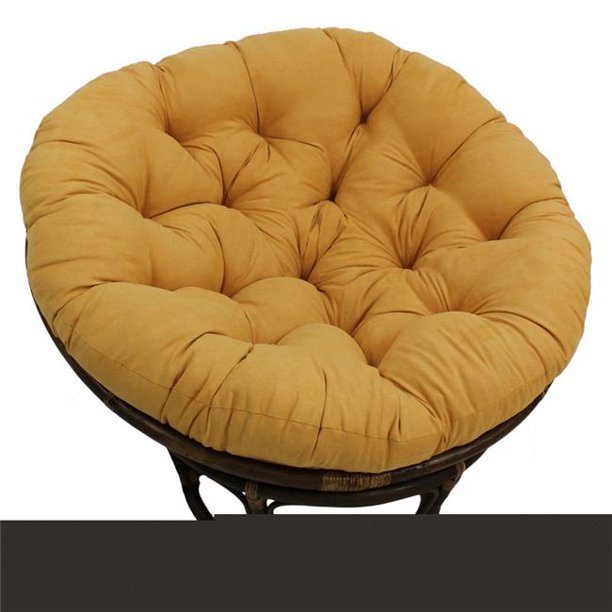photo Papasan Chair Walmart international caravan 3312 ms lm 42 in rattan papasan chair with micro suede cushion lemon