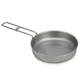 thumbnail image 4 of Sartén de titanio Juego de utensilios de cocina para acampar Juego de ollas y sartenes de titanio co Tomshoo Sartén de titanio, 4 of 7