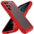 thumbnail image 6 of For Apple iPhone 16 Plus (6.7") Hybrid Transparent Rubber with Metal Buttons & Camera Edges Hard TPU Corner Bumper Cover ,Xpm Phone Case [ Red ], 6 of 8