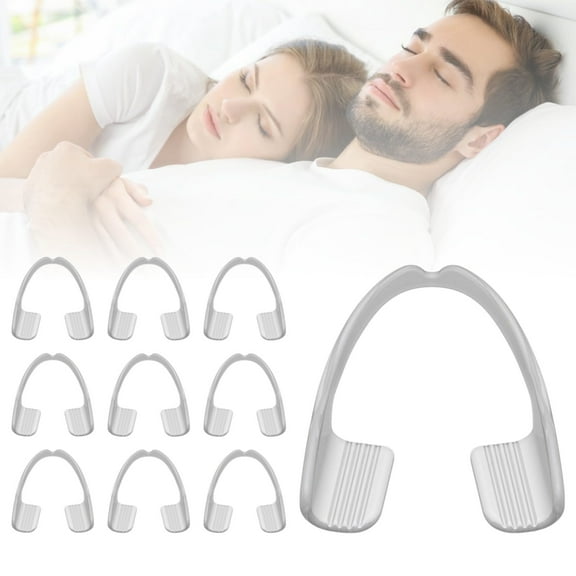10pcs Mouth Guard for Grinding Teeth at Night, Anti Grinding Mouth Guard for Clenching Teeth at Night, Night Mouthguards for Sleeping, Safe and Comfortable for Nighttime Teeth Protection