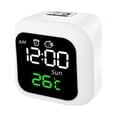 thumbnail image 4 of Reloj despertador digital para niños, función de sincronización, pantalla de 12/24 horas, reloj electrónico de escritorio para escritorio, dormitorio, Macarena Reloj despertador digital, 4 of 8