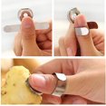 thumbnail image 5 of 1pc Household Kitchen Fruit Vegetable Chestnut Garlic Ginger Peeler for Peeling Ginger Garlic, 5 of 5