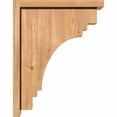 thumbnail image 3 of 7 1/2"W x 14"D x 18"H Pescadero Smooth Corbel w/Backplate, Western Red Cedar, 3 of 9