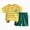 H135-Green, variant on Toddler Boy Loungewear Pajamas Short Sleeve Soft Tee and Shorts 2 Piece Summer Sleepwear Outfits Clothes(Green,4-5 Y)