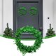 thumbnail image 3 of CaiYueKe St. Patrick's Day Window Clings Decorations, Irish Shamrock Four-Leaf Clover Garland Wreath Stickers, Festive Holiday Party Home Decor, Removable Vinyl Wall Window Decals for Indoor Outdoor, 3 of 6