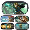thumbnail image 2 of Bolsas de lápices Zelda de una sola capa de poliéster con estampado de lágrimas del Reino, papelería, suministros escolares, estuche de lápices bonito para estudiantes hola suerte unisex, 2 of 2