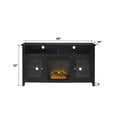 Woven Paths Highboy 2 Door Electric Fireplace TV Stand for TVs up to 65