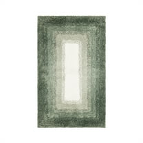 Mohawk Home Ombre Plush Pile Stain/Fade Resistant Non-Slip Machine Washable Bath Mat, Eucalyptus, 1' 5" x 2'