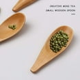 thumbnail image 6 of 5 Pieces Mini Wooden Spoons, Small Salt Spoon with Short Handle Mini Wood Scoop for Spice Jars Tea Coffee Milk Powder, Natural Color, 6 of 7