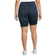 thumbnail image 3 of Terra & Sky Women's Plus Size Pull On Bermuda Shorts, 9" Inseam, 3 of 5
