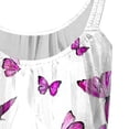 thumbnail image 5 of TIMIFIS Robes pour Femmes Été Décontractées à Imprimé Floral à Bretelles Spaghetti Robe Soleil Bohème Plage Évasée Mini Robes - Été, 5 of 5