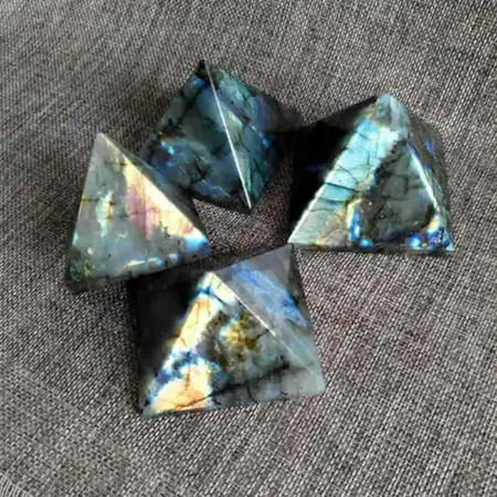 EOEMY Natural Quartz Crystal Orgonite Energy Pyramid Healing Stone Tower Decor Gift Us-Labradorite Grey Moonstone EOEMY Natural Quartz Crystal Orgonite Energy Pyramid Healing Stone Tower Decor Gift Us-Labradorite Grey Moonstone