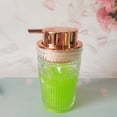 thumbnail image 5 of GULICA Glass Soap Dispensers with Red Copper Pump Head, Large Bottle Mouth, Liquid Soap Dispenser for Kitchen and Bathroom, Heavey Sunflower Glass Cup 330ml/11oz - 1 Pack, 5 of 7