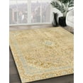 thumbnail image 2 of Ahgly Company Indoor Rectangle Abstract Brown Gold Abstract Area Rugs, 2' x 3', 2 of 6