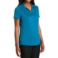 thumbnail image 4 of Womens Diamond Jacquard Polyester Polo Black 2X-Large, 4 of 5
