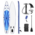 thumbnail image 1 of Tabla de surf inflable TFixol Stand Up Paddle Board con transporte de accesorios SUP, 1 of 8