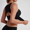 thumbnail image 6 of Xdegoge Posture Corrector Bra for Women Plus Size Front Closure Full Coverage Wireless Black Bras Smoothing Cross Back Sports Push Up Bralettes XL, 6 of 6