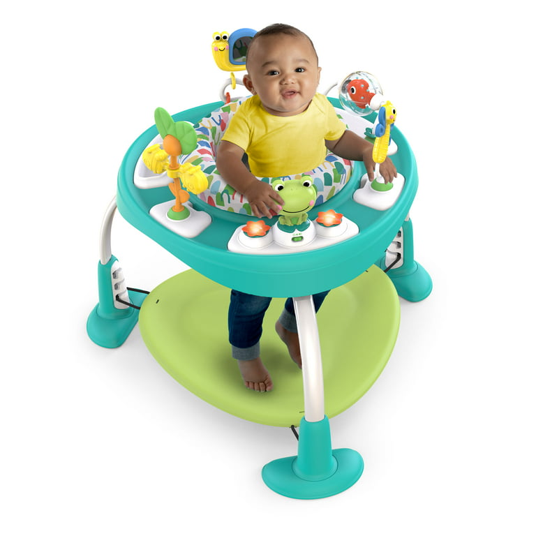 Bright Starts Bounce Bounce Baby Jumper & Table, 2-in-1 Activity