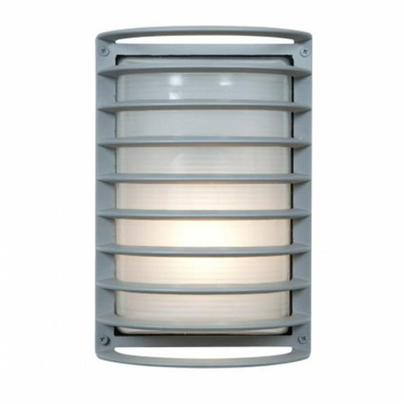 Accesslighting 20010MG-SAT-RFR Bermuda Marine Grade 1 Light Wet Location Bulbhead, Satin