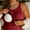 Red-A, variant on Plus Size Women Tank Top with Shelf Bra Summer Casual Camisole Tops with Built in Bra Cami Undershirts 1XL-5XL