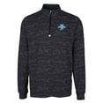 thumbnail image 2 of Men's Cutter & Buck Black Indiana State Sycamores Big & Tall Traverse Camo Print Stretch Quarter-Zip Pullover Top, 2 of 3