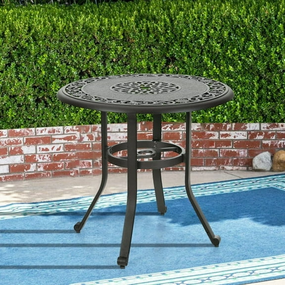 32*32*29" Outdoor Cast Aluminum Round Dining Table