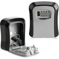 thumbnail image 1 of Caja de seguridad con cerradura para llaves, combinación de 4 dígitos, para montaje en pared, para compartir llaves de forma segura en interiores y exteriores, 1 of 5