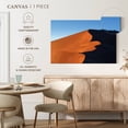 thumbnail image 5 of Elephant Stock Shadowed Sand Dune Wall Art - Horizontal Canvas Wall Art - Living Room Wall Decor - Nature Canvas - Brown And Blue Decor - 39" x 26", 5 of 8