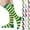 #02 Army Green, variant on Knee High Socks for Women Knee Tube Socks Womens Athletic Socks Cotton Tall Long Socks Knee High Stockings ,One Size,Pink