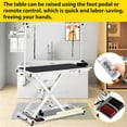 thumbnail image 3 of Garvee Heavy Duty Dog Grooming Table, 50'' Electric Grooming Table for Dogs&Cats, Pet Grooming Table, Height Adjustable with Anti Slip Tabletop, with Sockets for All Pets White, 3 of 7