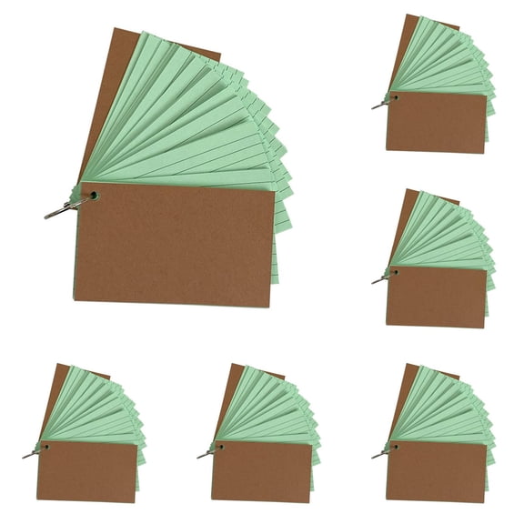 9 Pcs Colored Index Cards Bulk, 3x5 Inch Heavyweight Flash Cards with Ring Lined Flashcards, Note Cards for Studying Supplies College, 50 Count