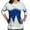 Blue, variant on Womens Tops Dressy Casual Spring 2023 Women Short Sleeve V-neck Tops Uniform Christmas Tree Printed Pockets Blouse Nursing Womens Work Blouse on Clearance