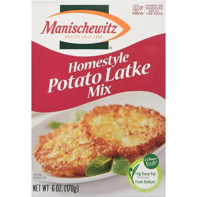 Manischewitz Home Style Potato Latke Mix 6 oz (Pack of 12)