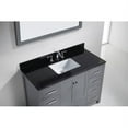thumbnail image 2 of Virtu GS-50048-BGSQ-WH Caroline Avenue 48 Inch Single Bathroom Vanity Set In White, 2 of 3