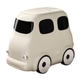 thumbnail image 3 of Fiocias Trash Can with Wheel Cartoon Portable Garbage Bin for Entryway Dining Toilet white, 3 of 9