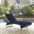 thumbnail image 5 of Hawthorne Collection Adjustable Patio Chaise Lounge in Canvas Navy, 5 of 5