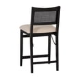 thumbnail image 4 of Powell Bauer 26" Indoor Counter Stool, Black/Beige, 4 of 26